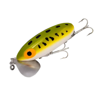 Arbogast 3/8oz Jitterbug - Frog White Belly