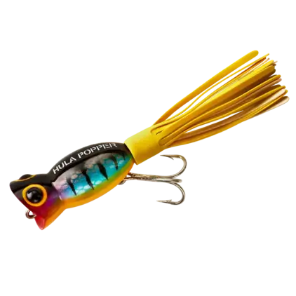 Arbogast 3/16oz Hula Popper - Perch