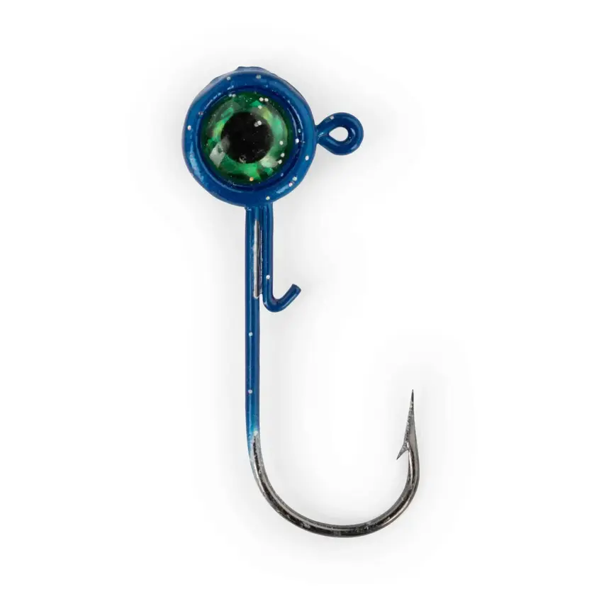 ACC Crappie Stix Big Eye Jig Heads-1/32oz Blue