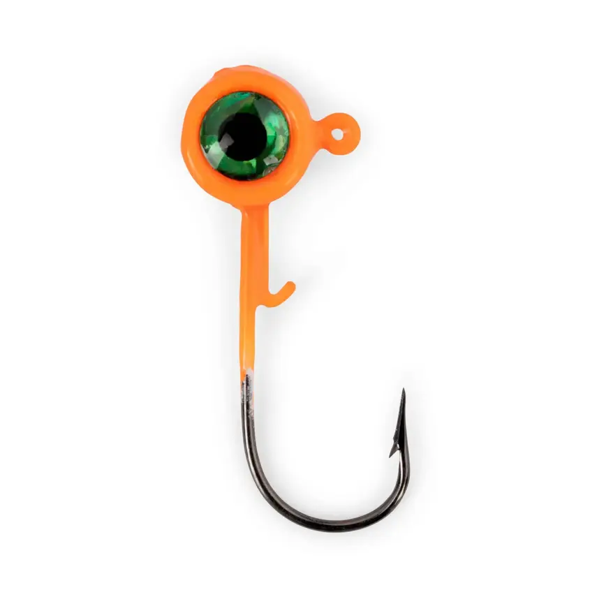 ACC Crappie Stix Big Eye Jig Heads-1/32oz Orange
