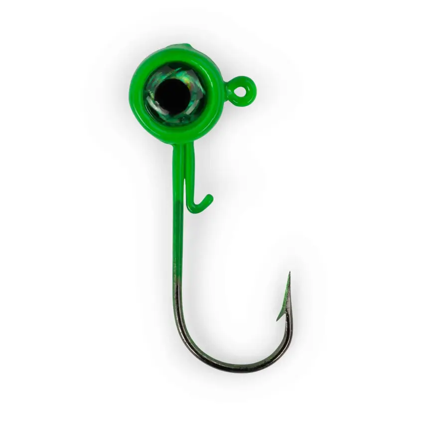 ACC Crappie Stix Big Eye Jig Heads-1/8oz Green