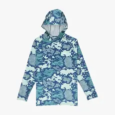 Aftco Tactical Hoodie, Teal digi camo - Size M