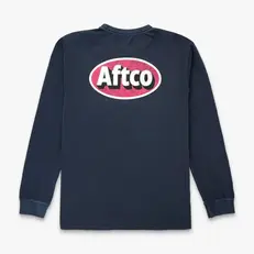 Aftco Stack LS Heavyweight FIshing Shirt, Navy...