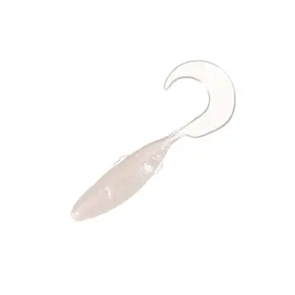 Arkie 1.5" Curl Tail Minnows 15pk - #1 - Pearl