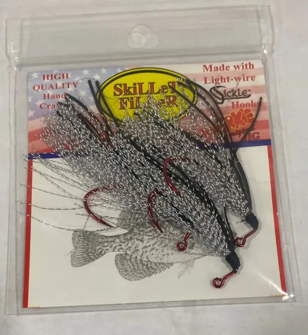 Arkie Tied Minnow Teasers 3pk - Black Silver