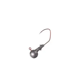 Arkie 1/16oz Ball Head Jigs- Red Sickle Hook-...