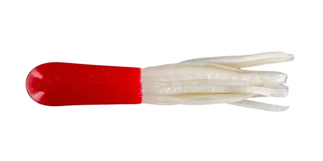 Big Bite Baits 1.5" Crappie Tube 10pk - Red/Pearl