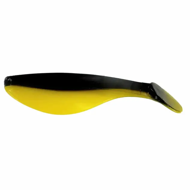 Big Bite Baits 2" Shad 10pk - Black Chartreuse