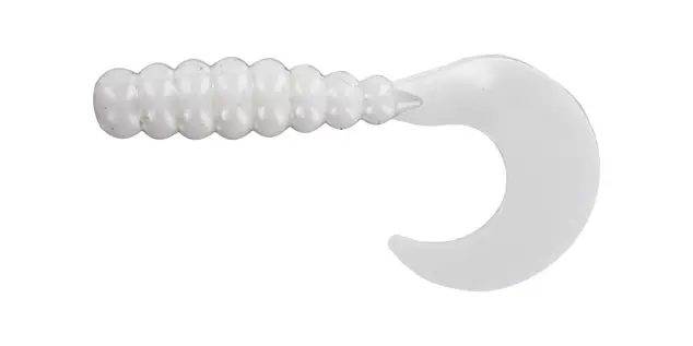 Big Bite Baits 2" Fat Grub 10pk - White