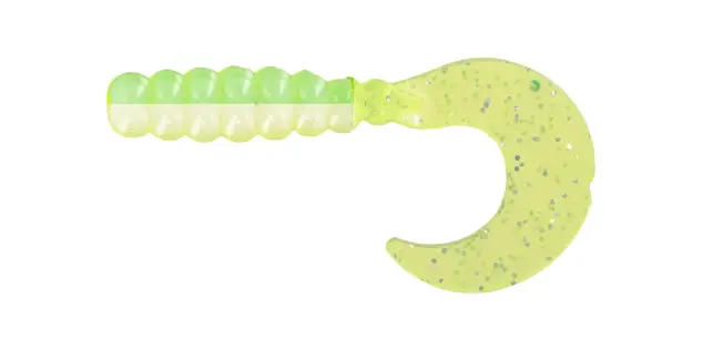 Big Bite Baits 2" Fat Grub 10pk - Lemon Meringue