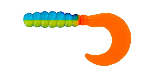 Big Bite Baits 2" Fat Grub 10pk - Parrot