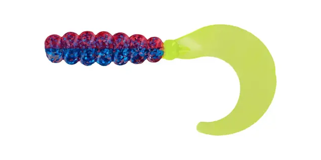 Big Bite Baits 2" Fat Grub 10pk - Blue...