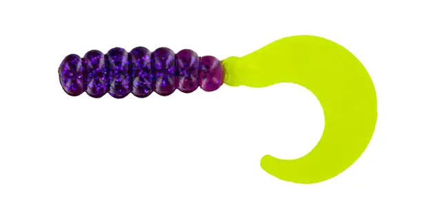 Big Bite Baits 2" Fat Grub 10pk - Purple...