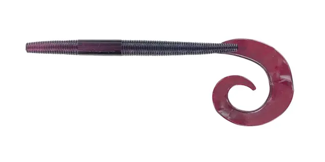 Big Bite Baits 10" Kriet Tail Worm 8pk - Red Shad