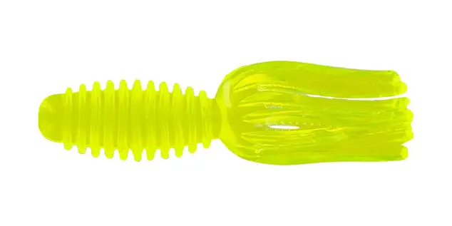 Big Bite Baits 1.75" Slab Tube 10pk - Chartreuse