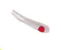 Betts Spin 1/32 Split Tail 12/cd White/Red Dot