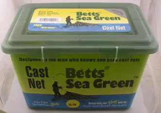 Betts Sea Green Cast Net 8' 5/8" Mesh Box