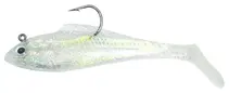 Betts Halo Shad 1/2 oz Clear Sparkle 3pk