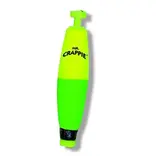 Betts Mr. Crappie Wgt Snap On Cigar 2" Y/G 50pk