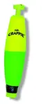 Betts Mr. Crappie Wgt Snap On Cigar 2 1/2" Y/G...