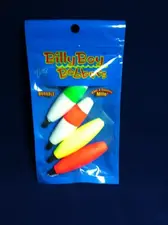 Betts Peg Foam Float 2 1/2" Cigar Asst 4 Pc...