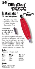 Betts Instamatic Wgt Slip Slotted Cigar 2 1/2"...
