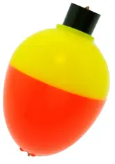 Betts Plastic Snap On Pear 1 1/4" Fl Or/Yel 50Pk