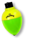 Betts Mr. Crappie Rattlin Pear 1" Y/G 3 Pc