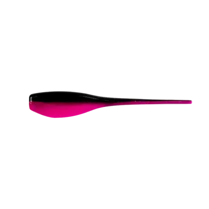 Bobby Garland 2" Baby Shad 18pk - Black/Hot Pink