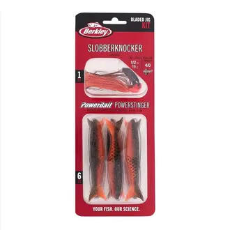 Berkley Slobberknocker w PowerStingers - Fire Craw