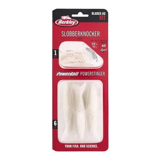 Berkley Slobberknocker w PowerStingers - White