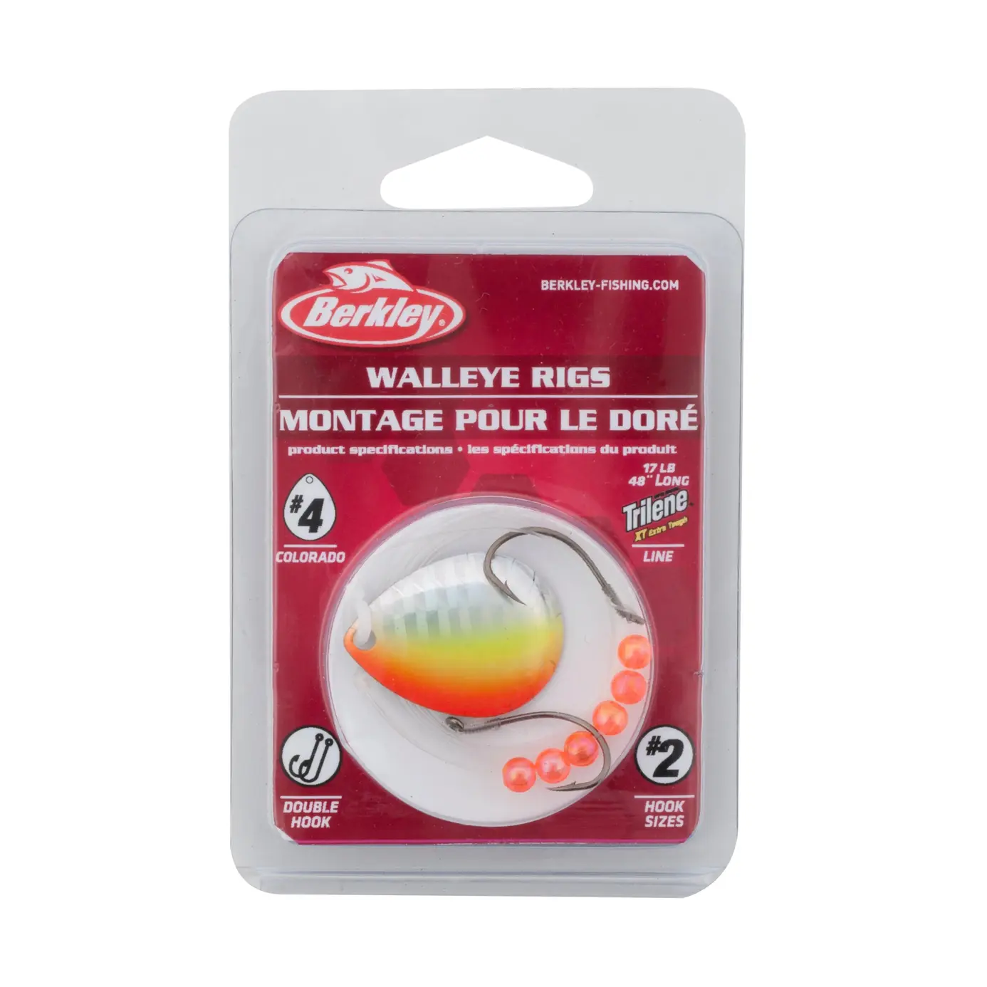 Berkley Walleye Rig Colorado sz4 - Orange...