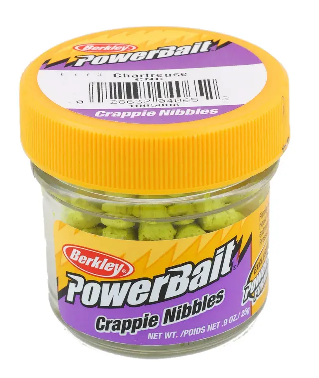 Berkley PowerBait Crappie Nibbles - Chartreuse