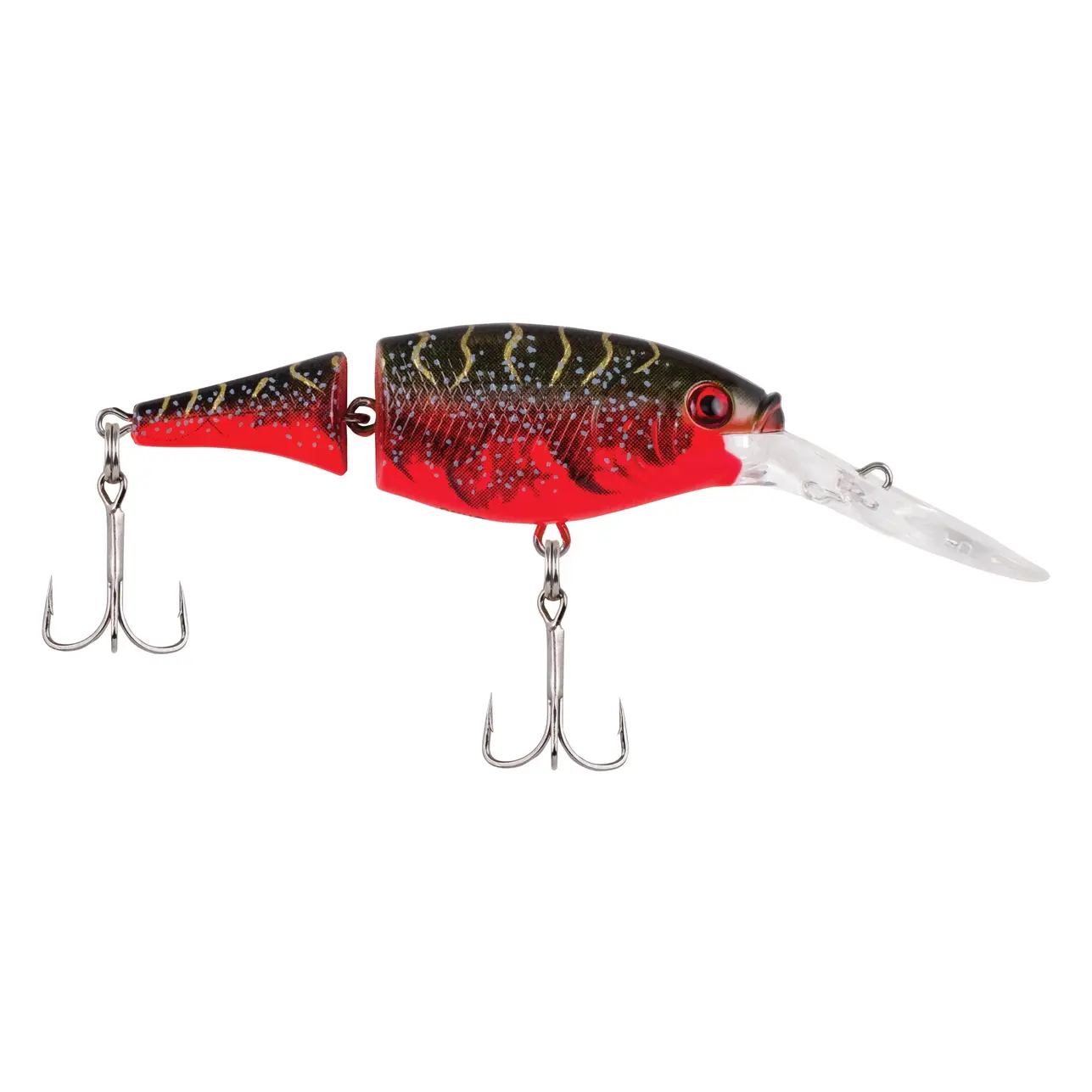 Berkley Jointed Flicker Shad 7cm - Red Tiger