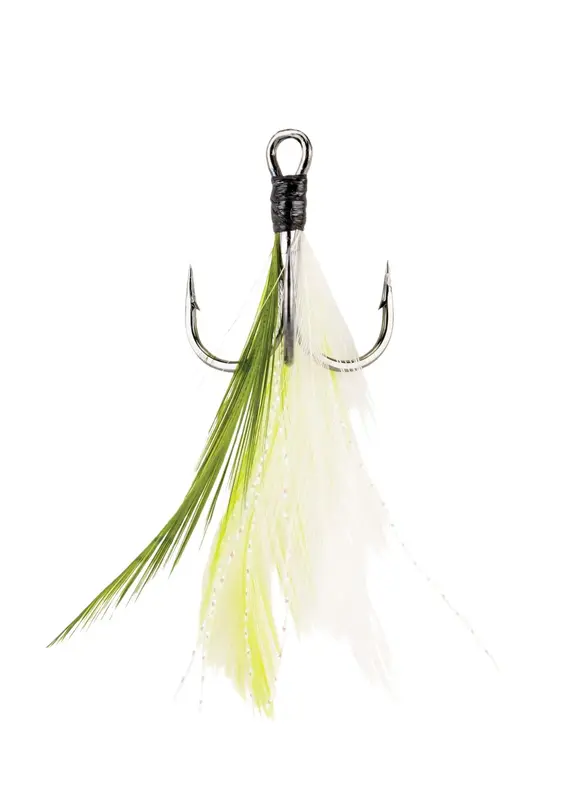Berkley Fusion19 Feathered sz6 Treble Hook 4ct...