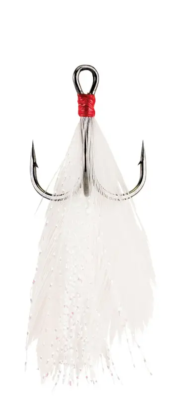 Berkley Fusion19 Feathered sz6 Treble Hook 4ct...