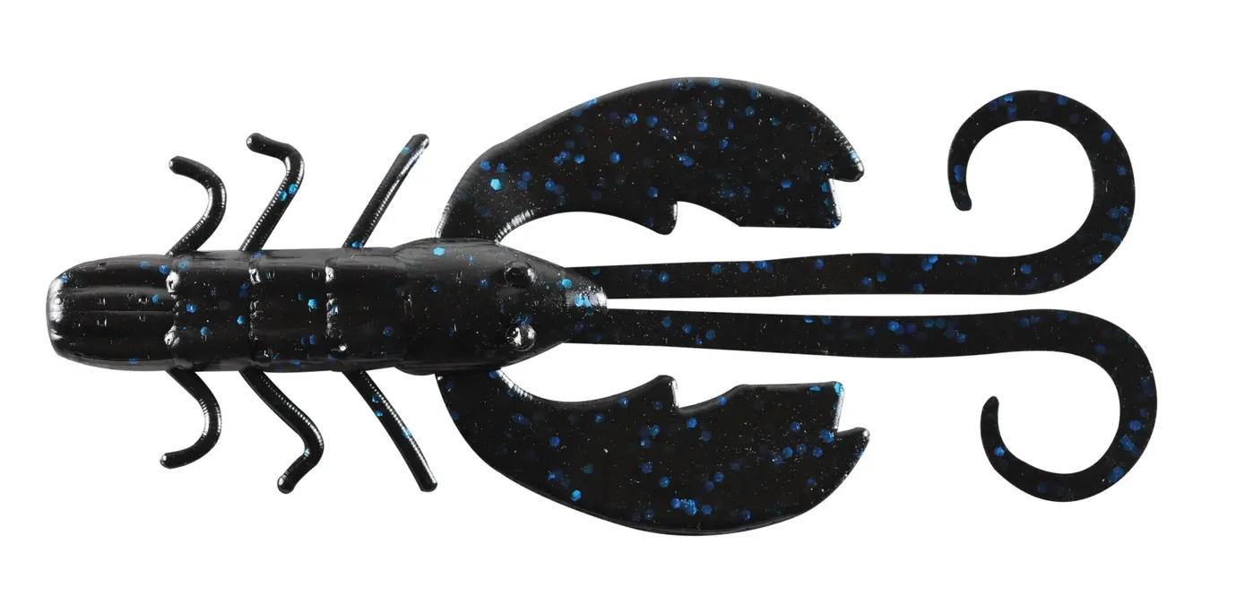 Berkley Crazy Legs 4" Chigger Craw 8pk - Black...