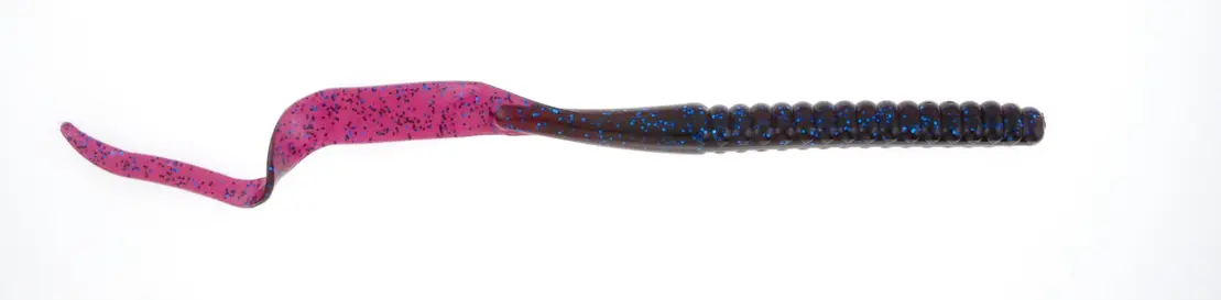 Berkley 10" Power Worm 8/pkg - Blue Fleck