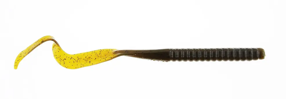 Berkley 10" Power Worm 8/pkg - Green Pumpkin