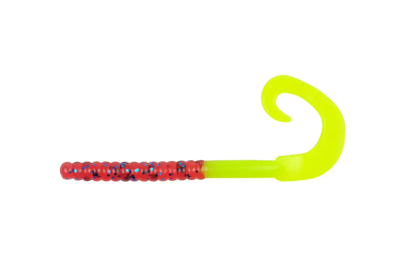 Berkley 7" Power Worm 13/pkg - Plum Chartreuse