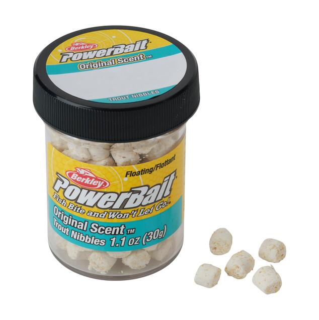 Berkley Trout Nibbles - Marshmallow White