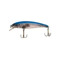 Bomber Long A 4-1/2" - Silver Flash Blue Back