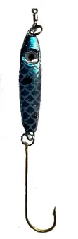 Bink's Minnow Spoon (Single Hook) 1/8oz - Blue...