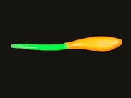 Brush Pile Jigs 2.5" Dancer Orange Jubilee 16ct