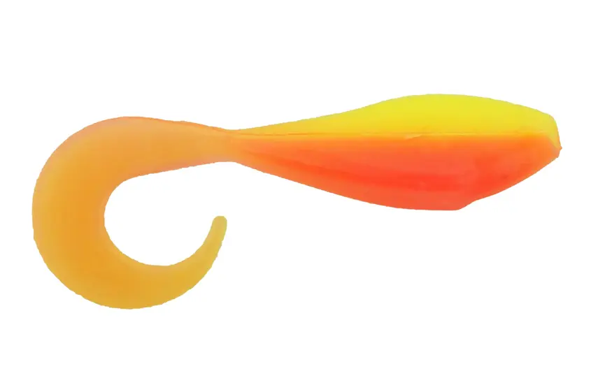 Panfish Assassin Curly Shad Assassin - Candy Corn