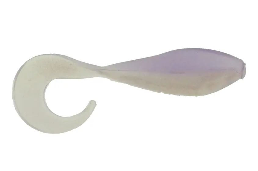 Panfish Assassin Curly Shad Assassin - Albino Shad