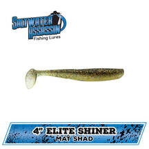4" Elite Shiner 8ct - Mat Shad