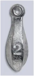 Bullet Weights Bulk Bank Sinkers - 1oz 16/bag
