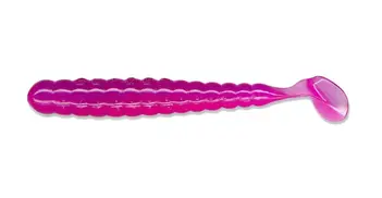 Charlie Brewers Slider 3" Grub 10/pk - Grape Neon