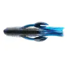 Chompers Craw Tube - 7 pack - Black/Blue Swirl